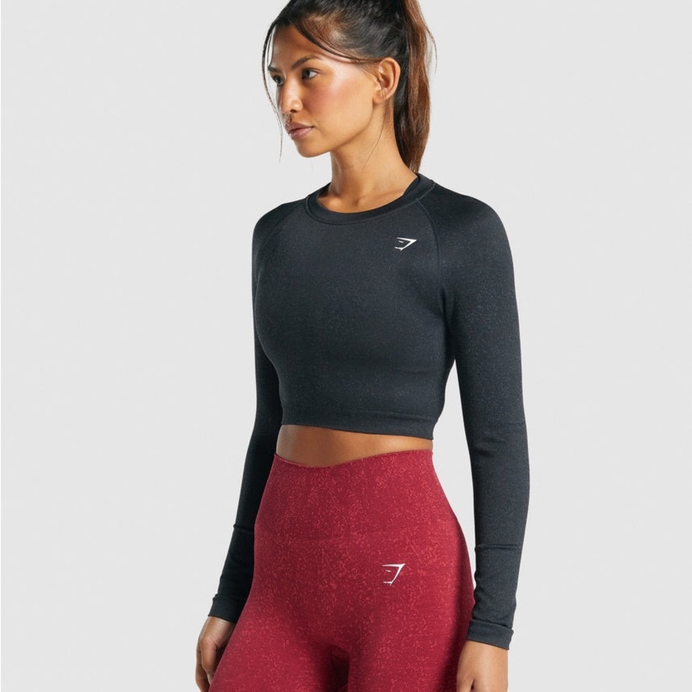 Gymshark cropped long sleeve seamless